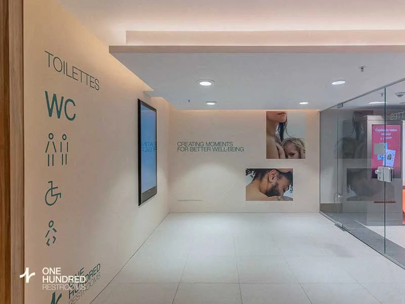 Modern public restroom design Maarheeze